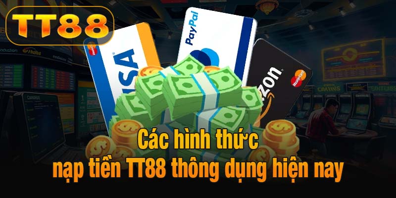 Các hình thức nạp tiền TT88 thông dụng hiện nay