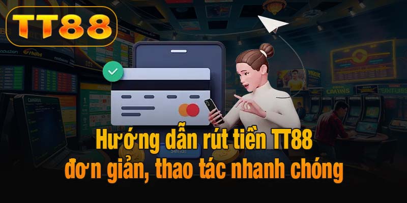 Hướng dẫn rút tiền TT88 đơn giản, thao tác nhanh chóng